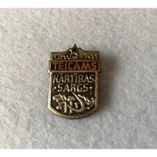 Vintage USSR Soviet Latvia Druzhinnik Police MVD KGB Pin Badge picture