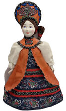 Folk Art Doll Hand Made Russian Figure 8 in Vintage VTG picture