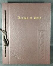 Leaves of Gold Book Prayers Verse Hand Bound 1958 Revised Religious  Christian  picture