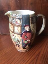 Vintage Beer Pitcher Ceramic ~ Made in England 1954-1971 Merry Wives of Windsor picture