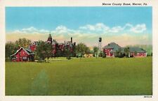 Mercer PA Pennsylvania, Mercer County Home, Vintage Postcard picture