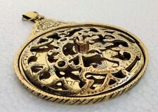 Antique Brass Vintage Engraved Astrolabe Arabic Islamic Calendar Handmade picture
