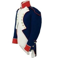 New Men's Reproduction Blue British Napoleonic Uniform Blue Wool Coat picture