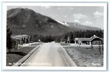 c1950's Highway Thru Coca Cola West Glacier Montana MT RPPC Photo Postcard picture