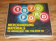 Original 1970 Ford Car & Truck Merchandising Materials Dealer Album 70 Mustang picture