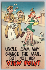 WWII Comic Postcard 