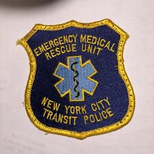Rare NYC Transit Police EMRU Patch. 3.25x3 Inches Mint Condition .Transit PD ESU picture