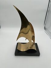 EMILIO LANCIA Mid-Century Italian Bronze Sail Boat Sculpture by  *Free Shipping picture