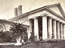 CIVIL WAR CONFEDERATE GEN ROBERT E LEE 's HOME ARLINGTON HOUSE 1869 STEREO PHOTO picture