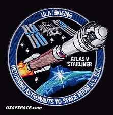 Authentic ULA - BOEING STARLINER - ATLAS V Launch - NASA ISS USA SPACE PATCH  picture