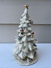 Lenox Christmas Tree Sculpture Fireplace Collection 12