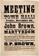 Poster for Abolitionist Martyr John Brown- Photo Print 8 x 10 inches picture