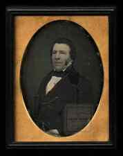 Rare Daguerreotype New York Mayor AH MICKLE NYC History Signed? Political Photo picture