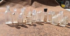 19 Vintage Small Glass Bottles, Perfume, Medicine  picture