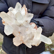 3.3LB A+++Large Natural white Crystal Himalayan quartz cluster /mineralsls picture