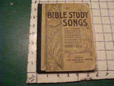 Original Vintage 1899 BIBLE STUDY SONGS junior societies Bertha Vella DB Towner picture