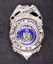 Deputy Sheriff Badge Pike County Pennsylvania - Vintage Beautiful picture