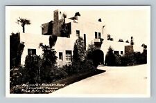 RPPC Palo Alto CA President Hoover's Home Real Photo California Vintage Postcard picture
