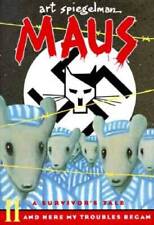 Maus II, A Survivor's Tale: And Here My Troubles Began - Hardcover - GOOD picture