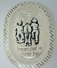 Ashtray Blata Beer Old Croay Bar Joke Vintage 1941  picture