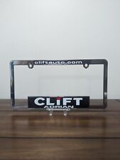 Clift Auto Adrian Michigan  License Plate Frame Plastic picture