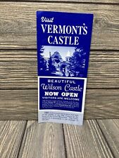 Vtg Vermont's Castle Wilson Castle Brochure Advertisement picture