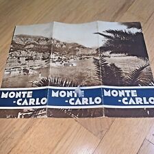 1930's MONTE CARLO Travel Brochure - Raoul Gunsbourg / Paul Paray picture