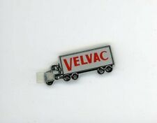 Velvac New Berlin WI Holder Keychain Key Tag Advertising Truck Double Sided Grey picture