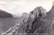 Inspiration Point Columbia River Highway Oregon OR Real Photo RPPC Postcard D50 picture
