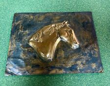 Vintage Hammered Copper Horse Head picture