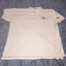 Vintage 2002 Disney Epcot Figment Is Back Polo Shirt XL White Embroidered picture