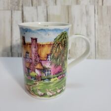 Royal Elizabethan Fine Bone China Coffee Mug Cottage Scene. picture