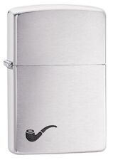 Zippo 200PL,  Pipe Lighter, Classic Brushed Chrome Finish Lighter picture