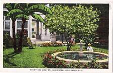 Postcard Charleston South Carolina St John Hotel Mill House c1940s Linen UNUSED picture