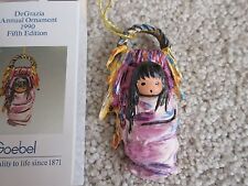 DeGrazia 1990 Goebel Pink Papoose Ornament-Save Big On Combined Shipping picture