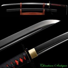Spring Steel Blade Sharp Japanese Samurai Sword Ronin Katana Battle Ready #0617 picture