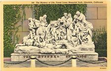 The Mystery Of Life, Forest Lawn Memorial Park, Glendale, California Postcard picture