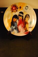 Spring Blossoms Collector Plate Ettore Ted Degrazia 8 1/2