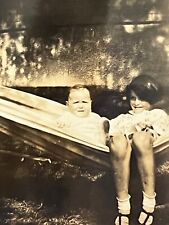 Vintage Photo Pretty Young GIrl in Hammock Janet Kies Alexander 1929 picture