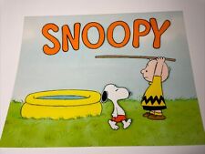 PEANUTS animation Cel Print  Publicity Concept Art Cartoons SNOOPY F1 picture