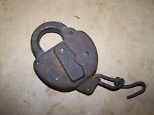 NYCS RR  Switch Stand Lock Railroad OBSOLETE New York Central rusty old vintage picture