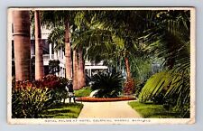 Nassau-Bahamas, Royal Palms at Hotel Colonial, Antique Vintage Souvenir Postcard picture