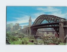 Postcard Detroit-Superior High Level Bridge Cleveland Ohio USA picture