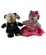 Starbucks Collectibles Bearistas Set Stuffed Bears Korea & China picture