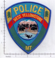 Montana - West Yellowstone MT Police Dept Patch picture