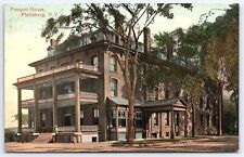 1909 Fouquet House Plattsburg New York NY Historical Landmarks Posted Postcard picture