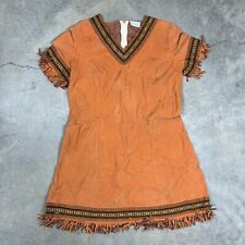 Vintage Handmade Native American Dress John Toomey Co. Worcester MA Fringed picture