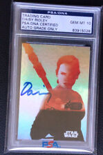 Daisy Ridley Rookie Auto 2015 Topps Star Wars The Force Awakens #F1  PSA/DNA 10 picture