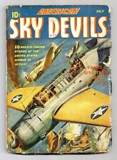 American Sky Devils Pulp Jul 1942 Vol. 1 #1 GD 2.0 picture