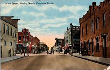 Postcard Main Street, Looking North in Pocatello, Idaho picture